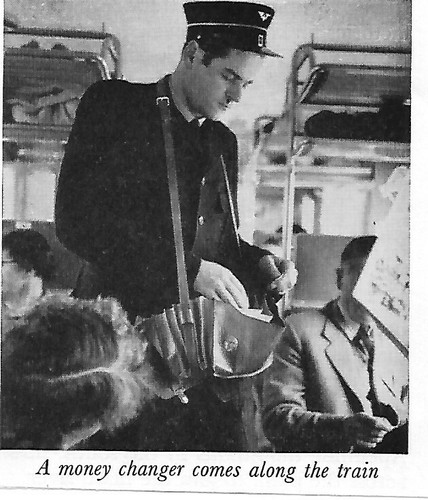Railway train carriage ticket - carriage,