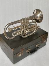 ?Vintage Besson Prototype Cornet London C.1925 1930 Silver Plated with Case