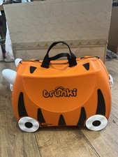 Trunki Tiger Kids Suitcase Orange and Black