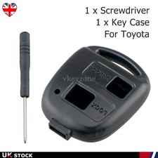 2 Button Remote Key Fob Case Shell For Toyota Rav4 Celica Previa Yaris Corolla