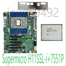 AMD EPYC™ Supermicro H11SSL-i + 7551P 32cores 64threads 2.0 GHz motherboard+CPU