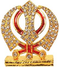 Khanda Sahib 6.50CM Brass 24K