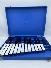 Vintage Glockenspiel By Metro In Blue Case 2 Keys Missing
