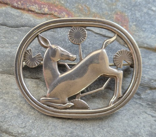 Georg jensen kneeling deer - kneeling,