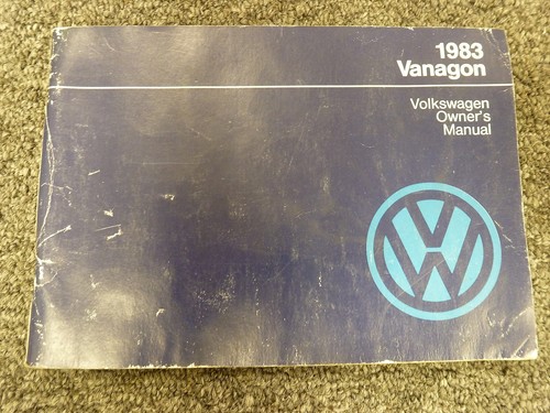 1983 volkswagen vanagon - 1983,