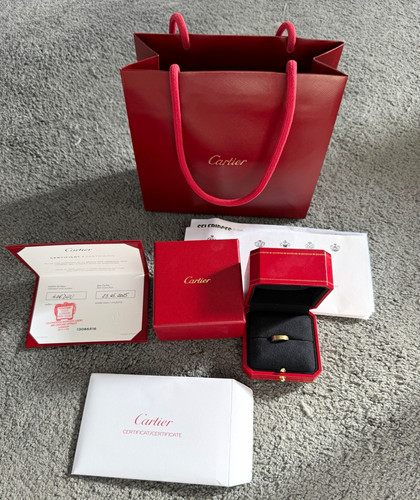 Cartier love ring 18ct - cartier,
