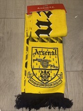 Official Arsenal FC Yellow Bruised Banana Scarf Scarf RRP £25 BNWT