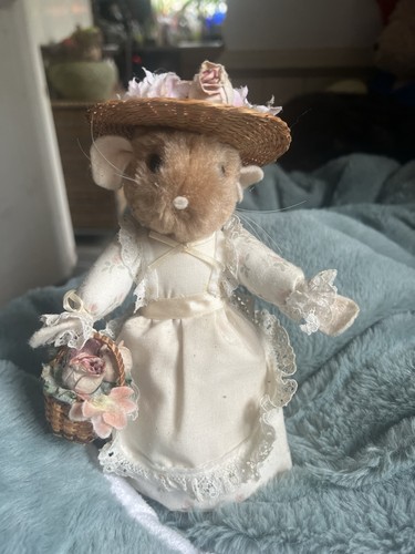 Vintage soft mouse figurine - vintage,