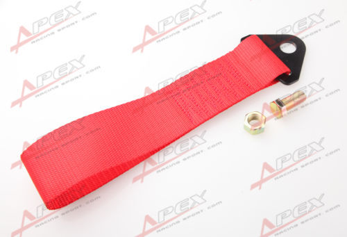 Red high strength racing tow - racing,