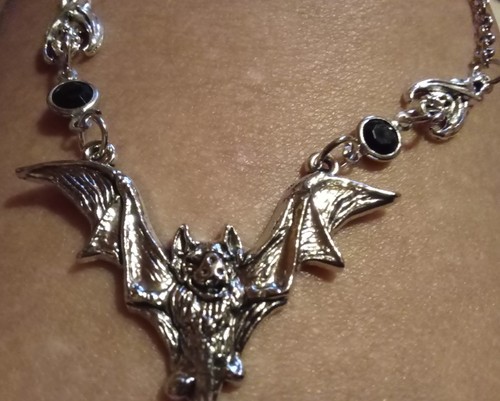Bat chain necklace costume - chain,