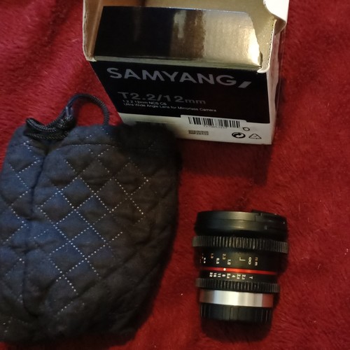 Samyang 12mm ncs cine - 12mm,