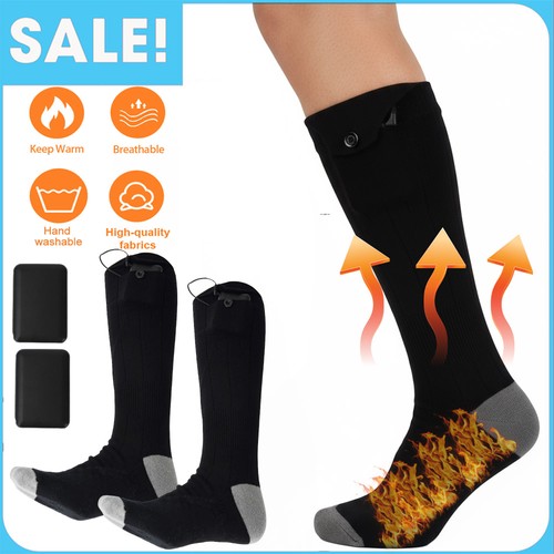 Winter electric heated socks - winter,