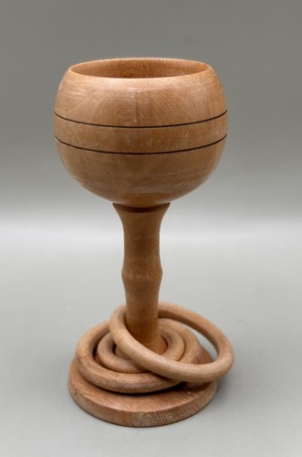 Small rustic hand turned - small, hand-turned