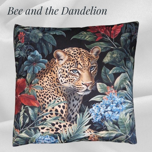 Leopard jungle cushion - jungle,
