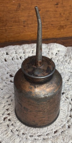 Vintage tin thumb pump - tin,
