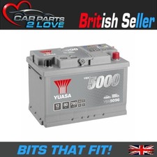 Yuasa YBX5096 - Silver High Performance SMF Battery - 12V 80Ah 740CCA - 5Yr W...