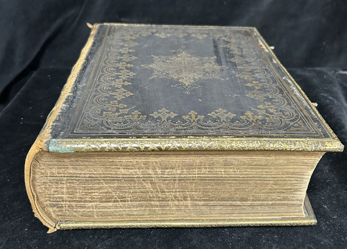 Large antique bible national - large,