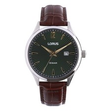LORUS Mens Leather Band Analog
