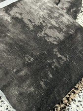 1.6m Laura Ashley Caitlyn black/charcoal Crushed Velvet, Upholstery Fabric