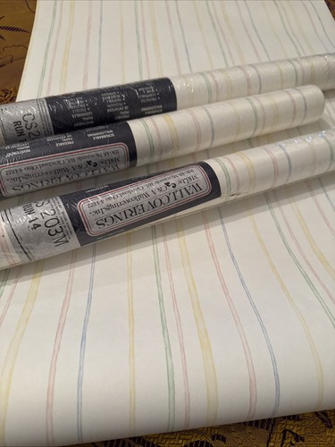Rolls vtg wallpaper pink - ,