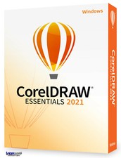 Corel DRAW Essentials 2021 + Photo Paint Windows Graphics Software Download NEW