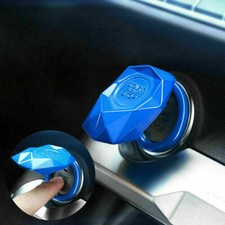 1X Blue Car Engine Start Stop Engine Push Button Protector Cover Accessories