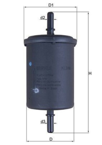 Fuel filter mahle fits peugeot - fits,