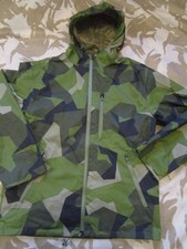 ARKTIS A310 M90 Swedish Army RAINSHIELD coat WATERPROOF hiking SF camo MEDIUM