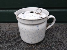 Vintage French Enamel Jug And