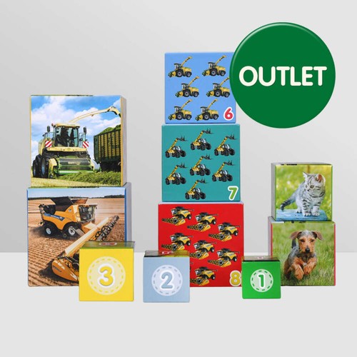 Tractor ted stacking cubes - ted,