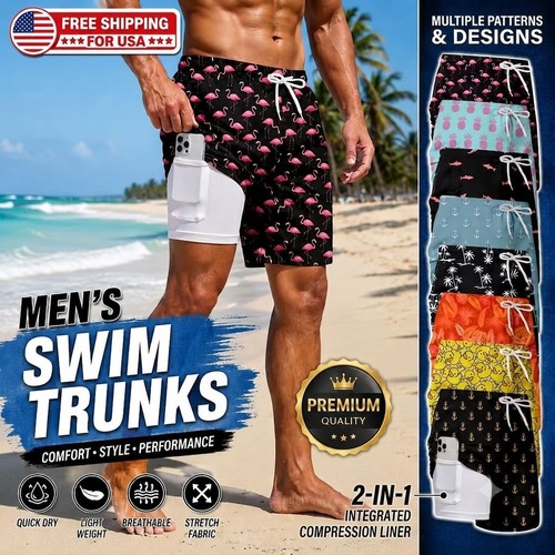 Mens swim trunks quick - 2,