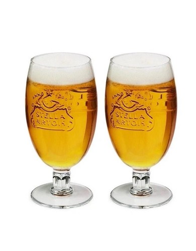 Stella artois pint glass - 2x,