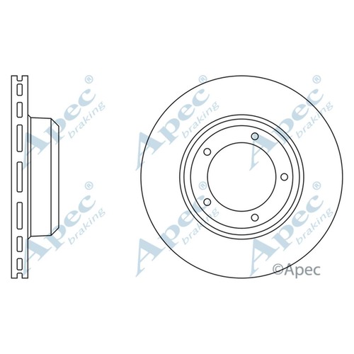 Brake discs vented for - 2x,