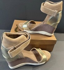 Ash Suede Leather Wedge