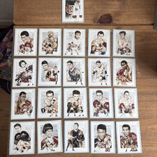 vintage boxing trading cards