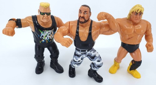 Wwf figures bundle hasbro - wwf,