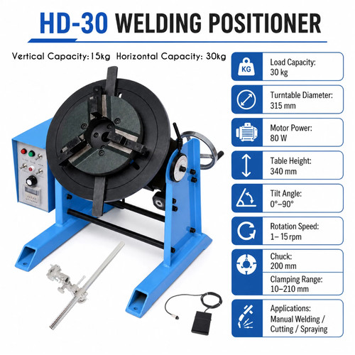 30kg welding positioner 30 - positioner, hd-30