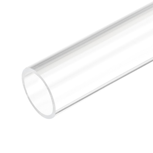 Acrylic pipe clear rigid - rigid, round