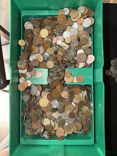 100 foreign coins - foreign,