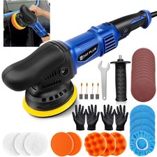6-Speed Dual Action Car Polisher Buffer Sander Detail Orbital Polishing Machine