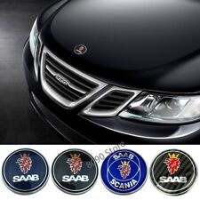 68mm car front emblem car rear badge decorative decal for SAAB 900 93 9000