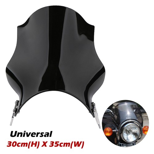 Round motorcycle windshield - round,