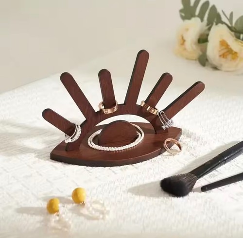 Wooden ring holder jewelry - wooden,