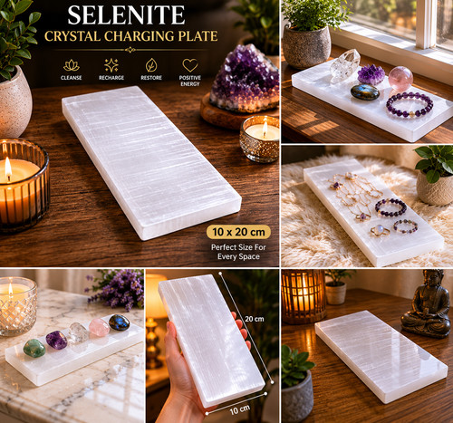 Large selenite charging - large, plate