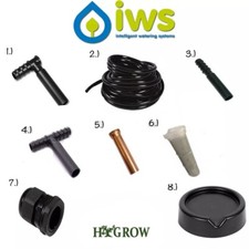 IWS System Spare Parts Fittings Hydroponics 16mm Flood and Drain parts Pipe