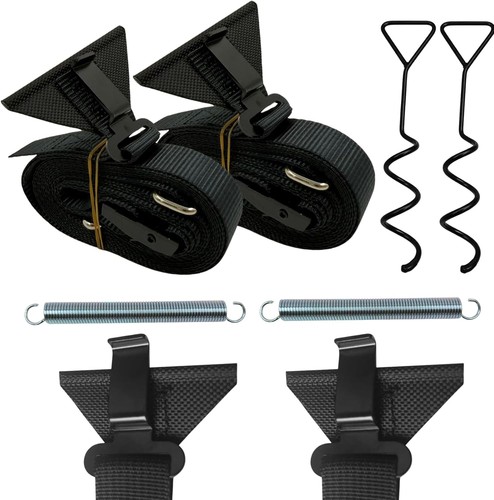 Awning tie down kit - tie,