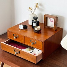 Wood chest drawers desk - wood, of