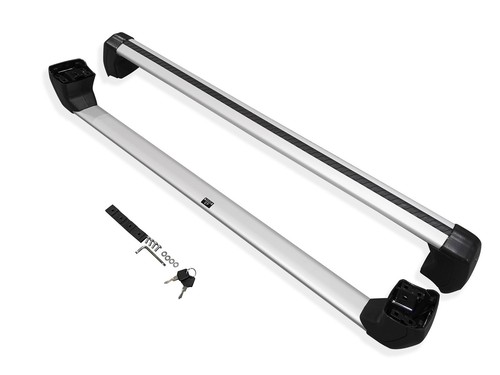 Silver aluminium cross - silver,