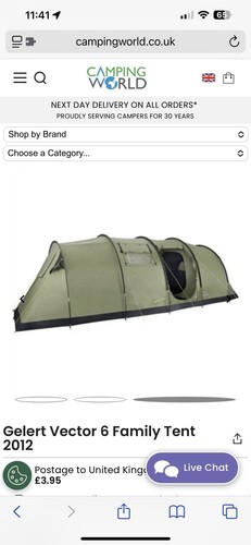 Gelert victor tent - gelert,