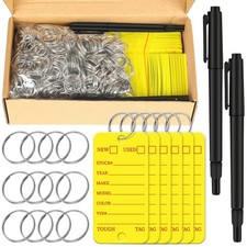 500 Pcs Poly Key Tags Plastic